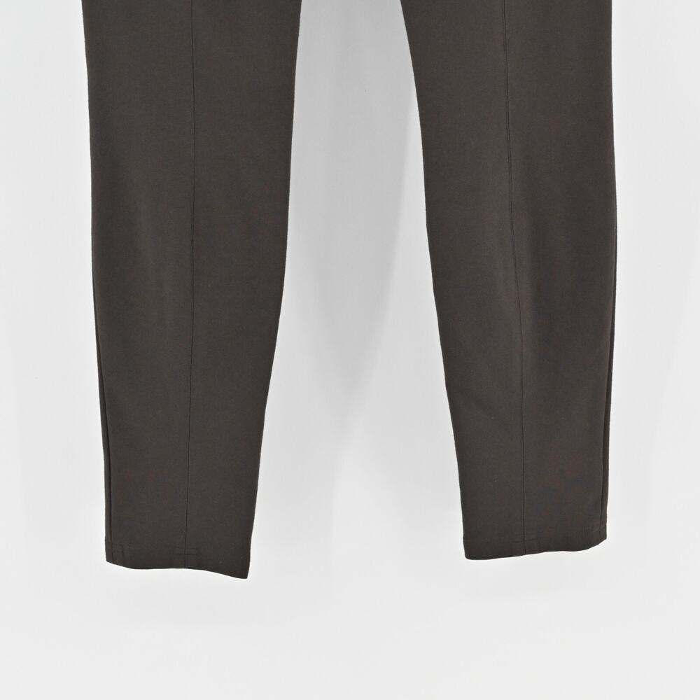 VINCE Pants Womens‎ Size 6 Front Seam Ponte Solid Brown Skinny Leg Zip Pockets - Picture 6 of 13